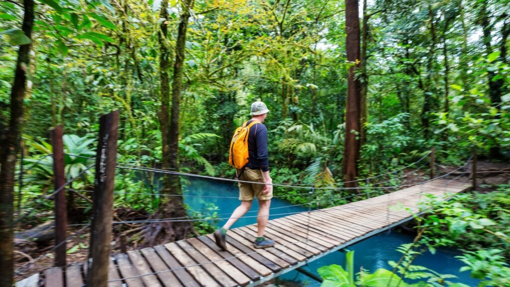 Rio Celeste Waterfall Trail Bridges